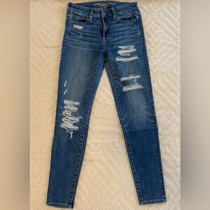 American Eagle Outfitters Distressed Skinny Jeans